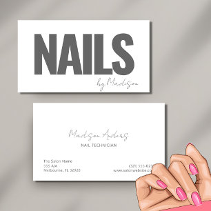Nail Tech Manicure Professionele Salon Spa Visitekaartje