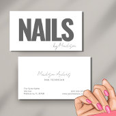 Nail Tech Manicure Professionele Salon Spa Visitekaartje