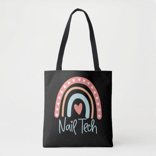 Nail Tech Manicurist-technicus Gift Tote Bag (Voorkant)