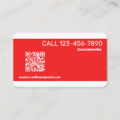 Nail Tech Met Klik Om QR Te Chatten Visitekaartje (Achterkant)
