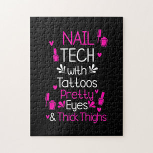 Nail Tech met Tattoos Legpuzzel