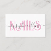 Nail Tech Nail Art Visitekaartje (Voorkant)