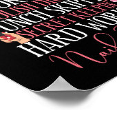 Nail Tech Nail Artist I'M a Nail Clippin' Cute Poster (Hoek)