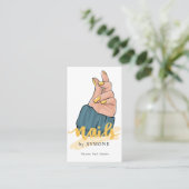 Nail Tech Nail Artist Nail Salon Trendy Stylist  Visitekaartje (Staand voorkant)