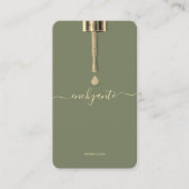 Nail Tech Nail Salon Salon Sage Minimal Visitekaartje (Voorkant)