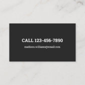 Nail Tech Nail Salon Visitekaartje (Achterkant)