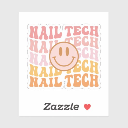 Nail Tech, Nail Tech Appreciation Gift, Manicurist Sticker (Vel)