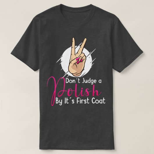 Nail Tech Nail-technicus Manicurist Nails Artist T-shirt (Design voorkant)