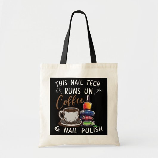 Nail Tech Nail-technicus Manicurist Nails Artist Tote Bag (Voorkant)