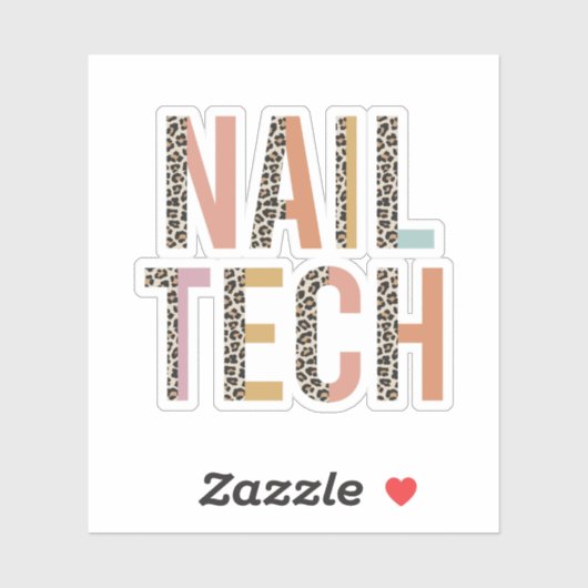 Nail Tech Nail-technicus, Manicurist Sticker (Vel)
