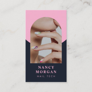 Nail Tech Qr Code Photo  Visitekaartje