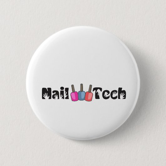 NAIL TECH RONDE BUTTON 5,7 CM (Voorkant)