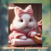 Nail Tech Sign Acryl Bord (Neutraal)