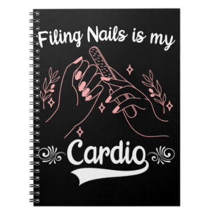 Nail Tech Sport Cosmetics Nail Filing Manicurist Notitieboek