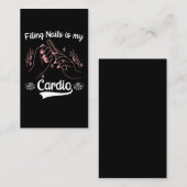 Nail Tech Sport Cosmetics Nail Filing Manicurist Visitekaartje (Voorkant / Achterkant)