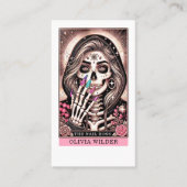 Nail Tech Tarot Kaart Visitekaartje (Voorkant)
