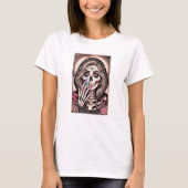 Nail Tech Tarot Kaart Visitekaartje T-shirt (Voorkant)