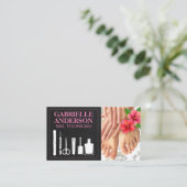 Nail Tech Tools | Manicure Pedicure Care Visitekaartje (Staand voorkant)