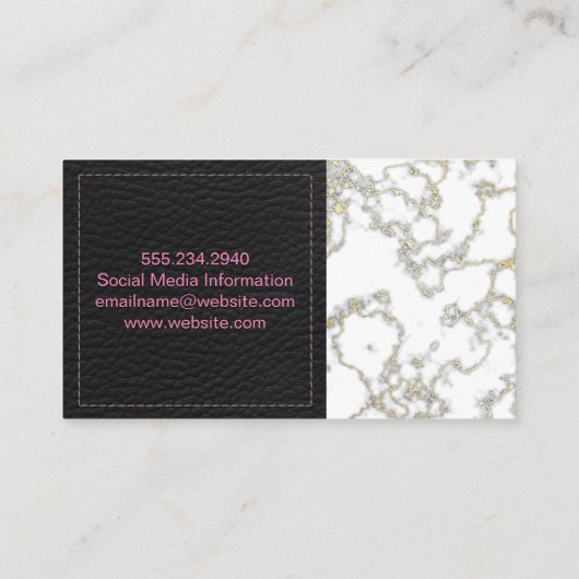 Nail Tech Tools | Manicure Pedicure Care Visitekaartje (Achterkant)