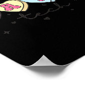 Nail Tech Valentine's Day Heart Manicurist Cosmeto Poster (Hoek)