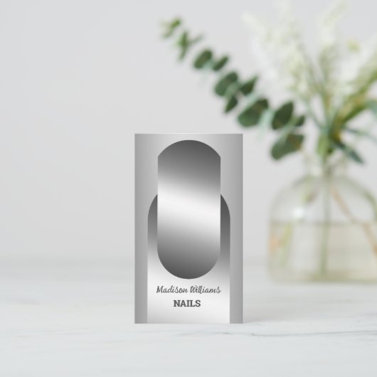 Nail Tech Visitekaartje (Staand voorkant)