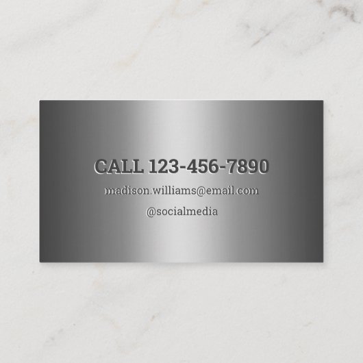 Nail Tech Visitekaartje (Achterkant)