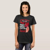 Nail Tech Werk Uniform Nagellak 7 T-shirt (Voorkant volledig)