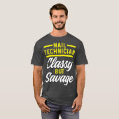 Nail Technicia Classy Nail Tech Artist T-shirt (Voorkant volledig)