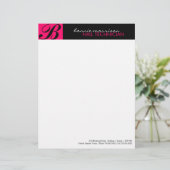 Nail Technicia Letterhead of Flyer Briefhoofd (Staand voorkant)