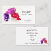 Nail Technicia Pools Visitekaartje (Voorkant / Achterkant)