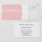 Nail Technicia Visitekaartje Franse Tip (Voorkant / Achterkant)