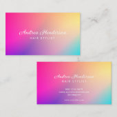 Nail Technicia Visitekaartjes, Nail Artist Makeup Visitekaartje (Voorkant / Achterkant)