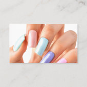 Nail Technician Beauty Afspraakkaarten Afsprakenkaartje (Achterkant)