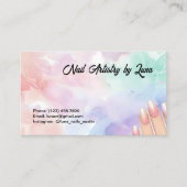 Nail Technician Custom QR Visitekaartje (Voorkant)