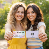 Nail Technician Custom QR Visitekaartje