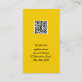 Nail Technician Custom QR Visitekaartje (Achterkant)