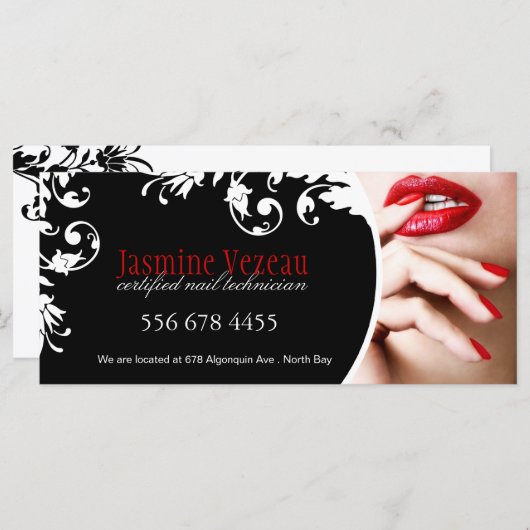 NAIL TECHNICIAN GIFT CERTIFICAAT (Voorkant / Achterkant)