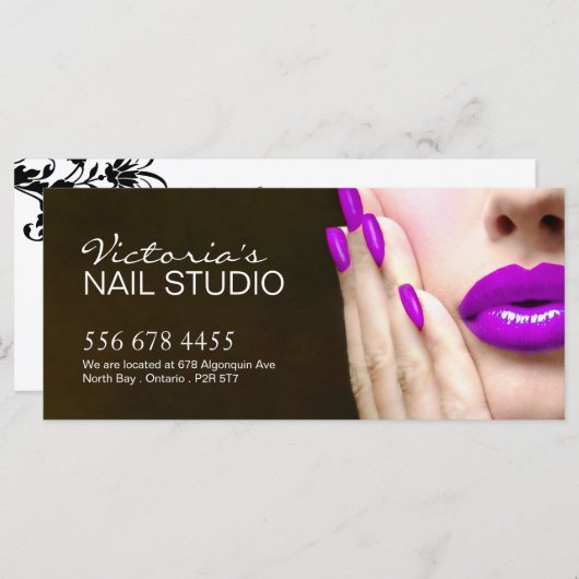 NAIL TECHNICIAN GIFT CERTIFICAAT (Voorkant / Achterkant)