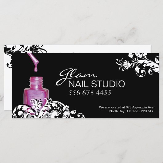 NAIL TECHNICIAN GIFT CERTIFICAAT (Voorkant / Achterkant)