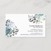 Nail Technician Schoonheidssalon Visitekaartje (Achterkant)