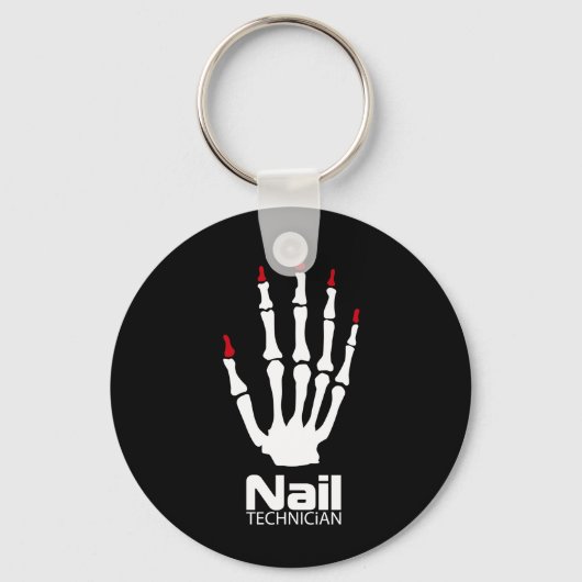 Nail technician sleutelhanger (Voorkant)