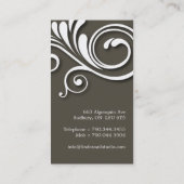 NAIL TECHNICIAN VISITEKAARTJE (Achterkant)