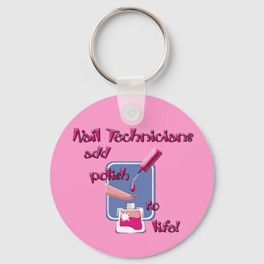 Nail Technicians Keychain (Voorkant)