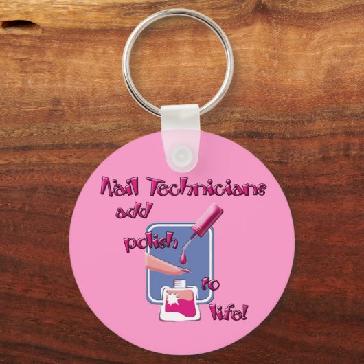 Nail Technicians Keychain (Voorkant)
