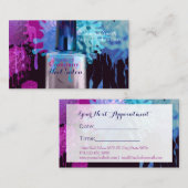 Nail Technicier kleurrijke spion - Benoeming Afsprakenkaartje (Voorkant / Achterkant)