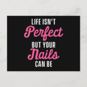 Nail Technicier Perfect Poolse schoonheidsmanager Briefkaart (Voorkant)