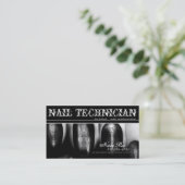 Nail-technicus/artiest/Manicurist-Visitekaartje(2) Visitekaartje (Staand voorkant)