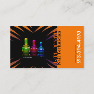 Nail-technicus/artiest/Manicurist-Visitekaartje Visitekaartje