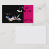 Nail-technicus/artiest/Manicurist-Visitekaartje Visitekaartje (Voorkant / Achterkant)
