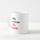 Nail-technicus Badass Koffiemok (Voorkant links)